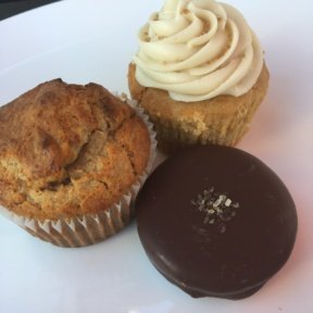 Gluten-free muffins, cupcake, and cookie from Breakaway Bakery